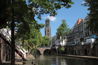 oudegracht werftrap en domtoren